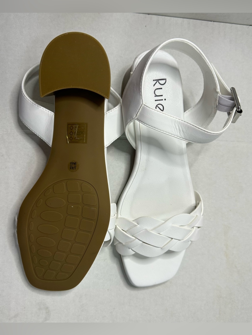 Ruiee Women's Thick Heel Sandals, size 8.5 - Picture 5 of 7
